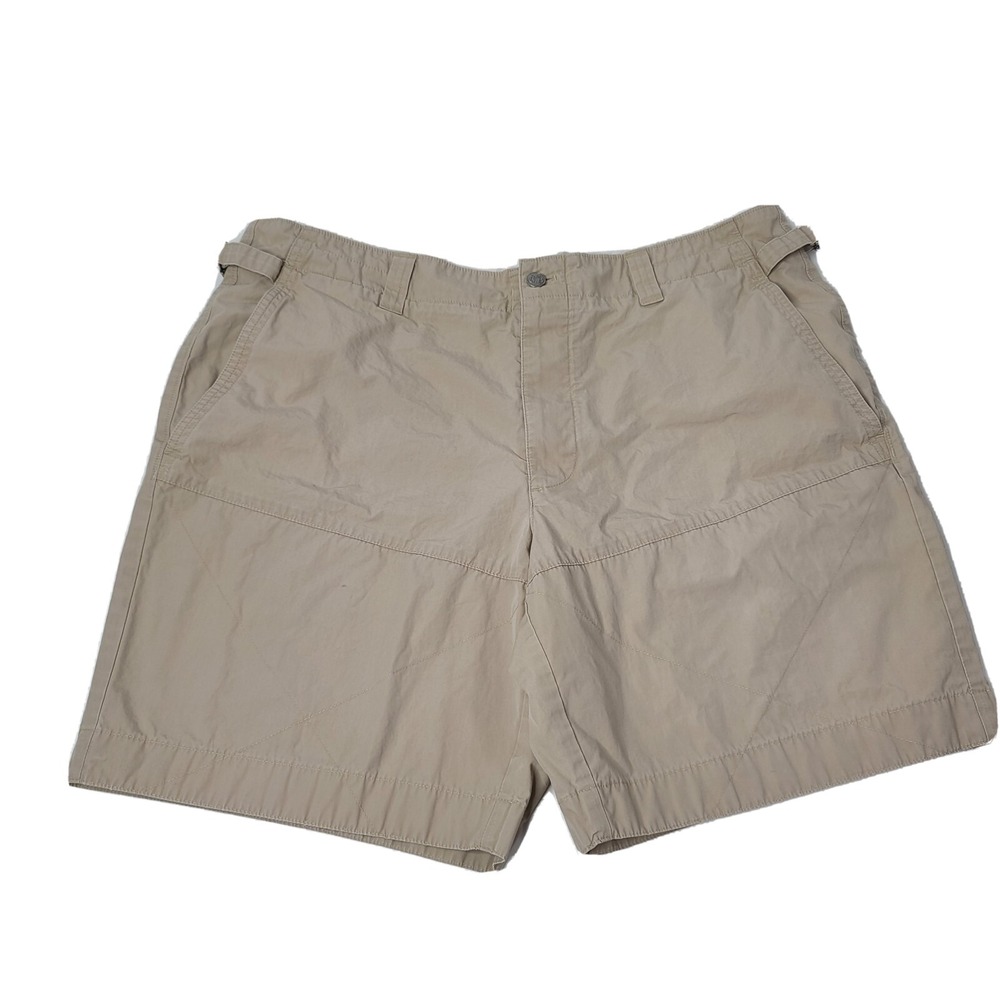 Brooks Brothers Country Club Shorts Men's 38 Tan adjustable waist Golf Casual EC